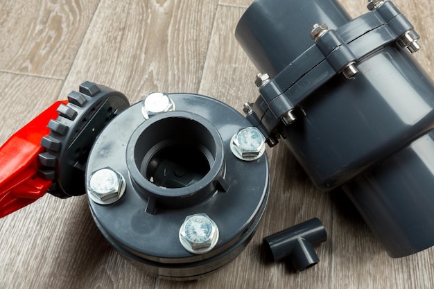 Pump and filter media being checked during a servicing visit